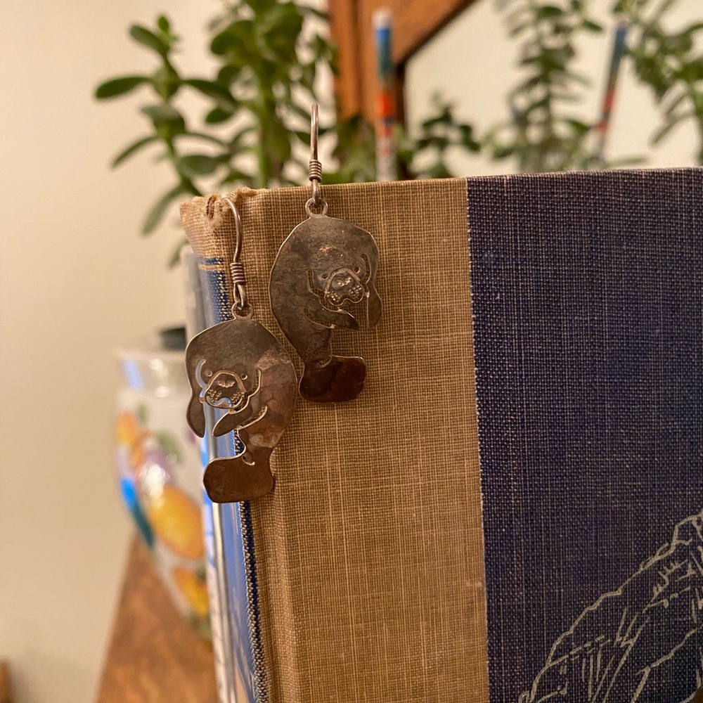Adorable Manatee Earrings